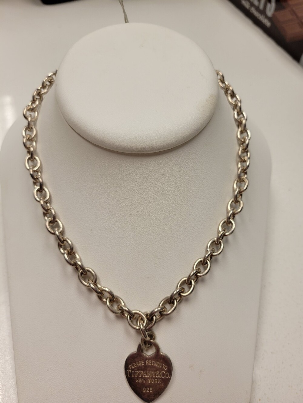 925 Tiffany & Co. Sterling Silver Return To Tiffany Heart Necklace